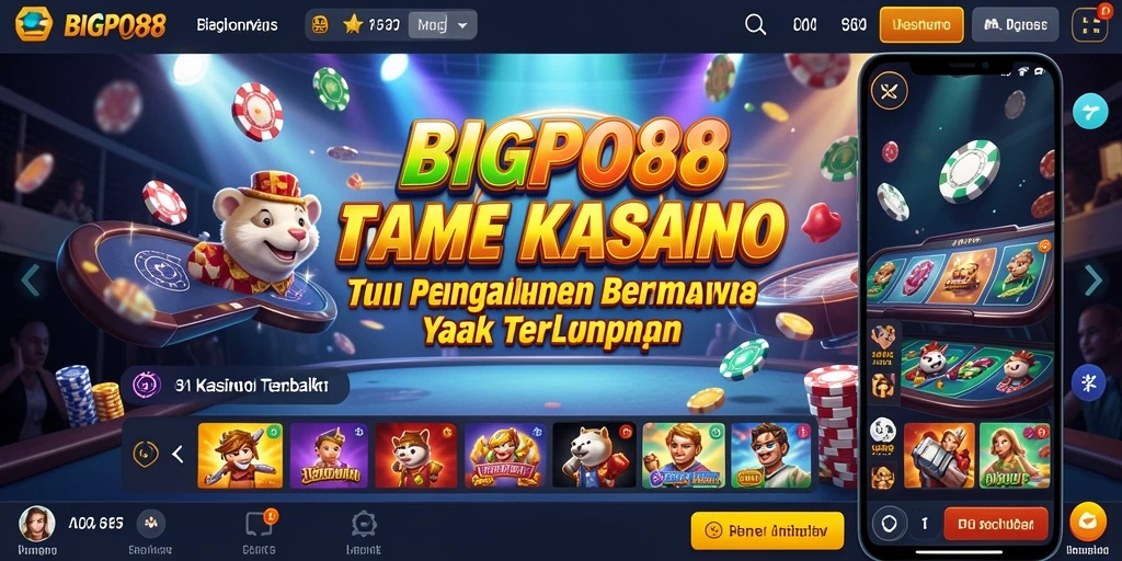 Tampilan gameplay menarik dan mendebarkan dari BIGPO88.
