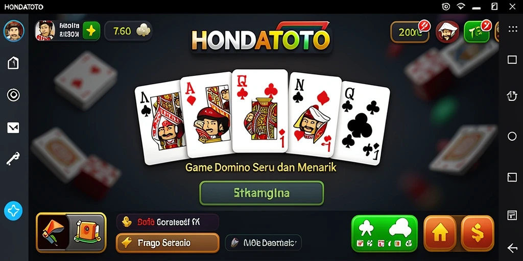 Tampilan gameplay seru di HONDATOTO dengan grafis menarik.