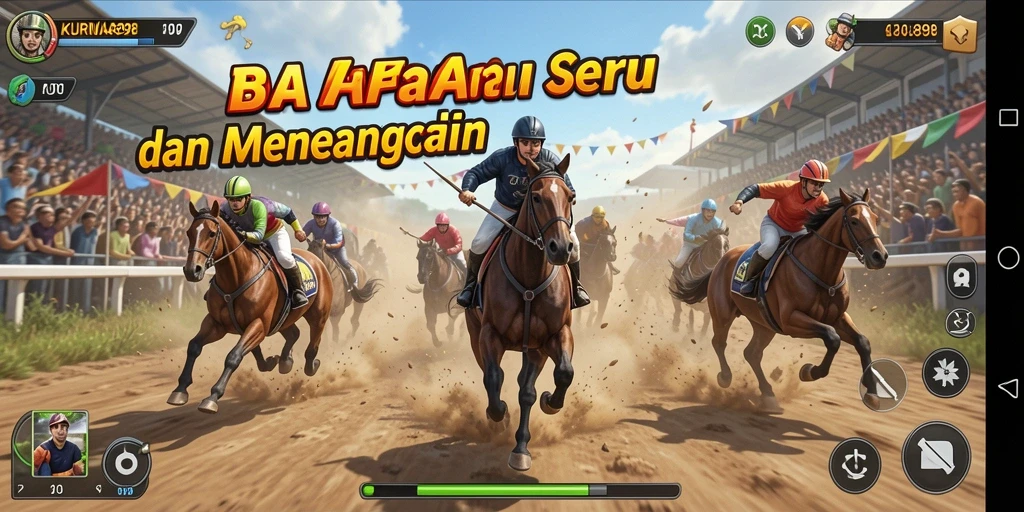Tampilan seru gameplay balap di KURNIA898.