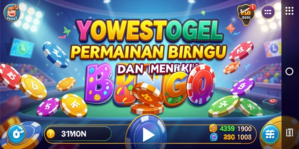 Tampilan gameplay seru dari aplikasi Bingo YOWESTOGEL.